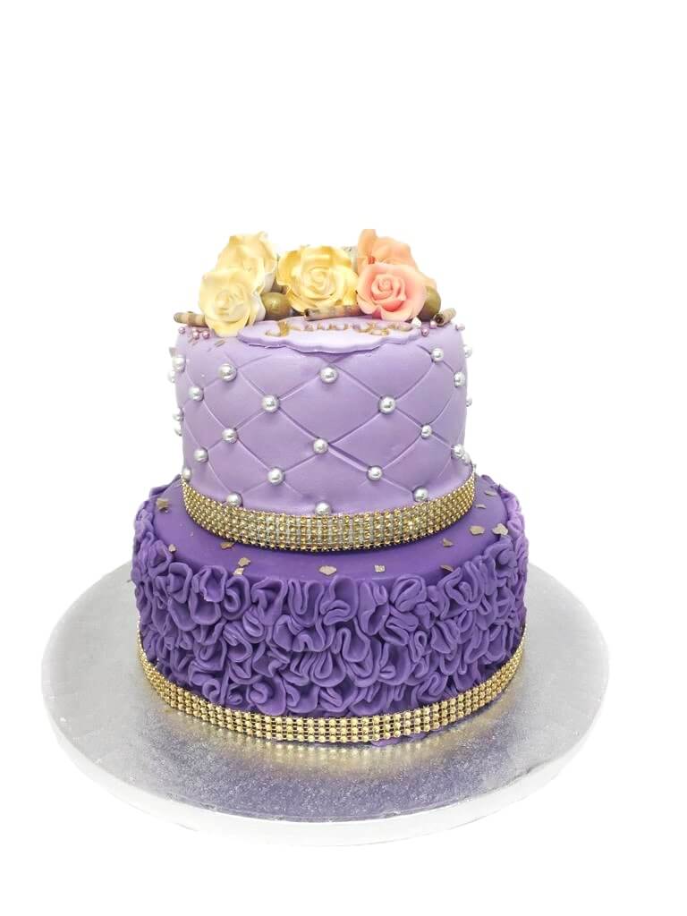 DEZICAKES Fake Mini Cake Lavender Purple Birthday Cake Prop - Etsy Ireland