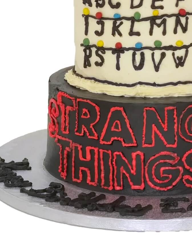stranger things birthday cake