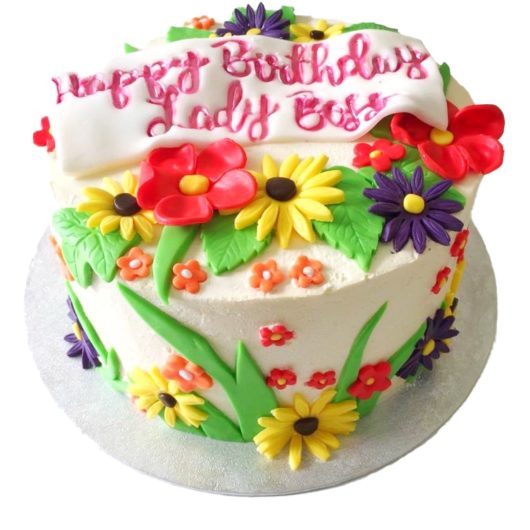 lady boss 40th bday cake