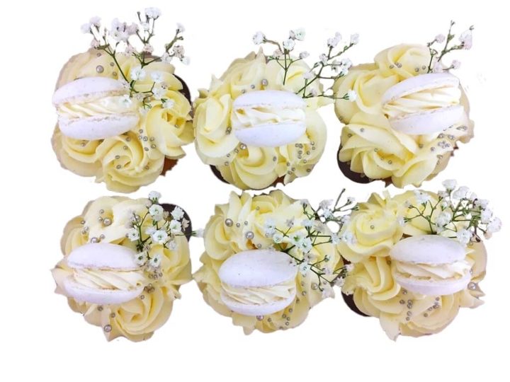 white wedding cupcakes dublin