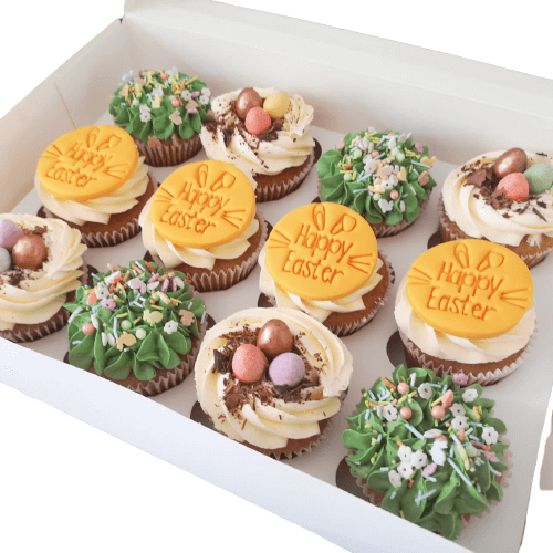 colourful easter cupcakes delivery in Dublin