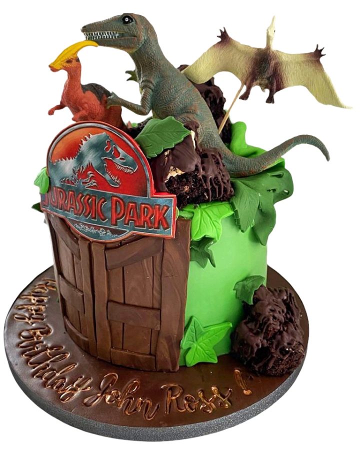 birthday cake Jurassic park