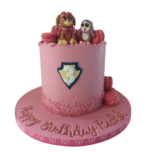 Skye Paw Patrol Cake Pink