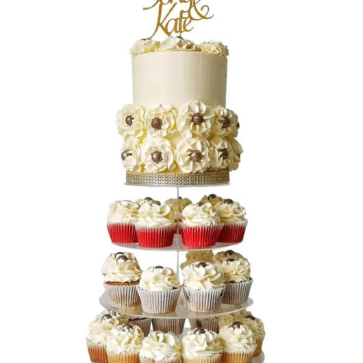 Wedding Cakes with Cupcakes