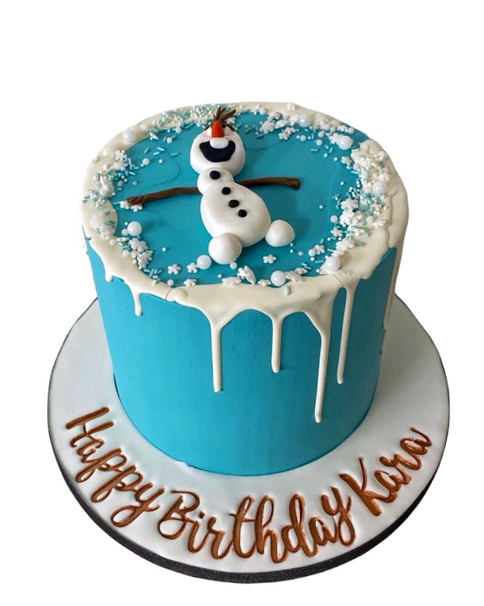 Olaf birthday cake