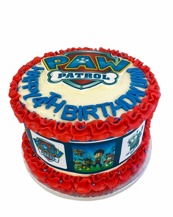paw patrol birthday cake in Dublin