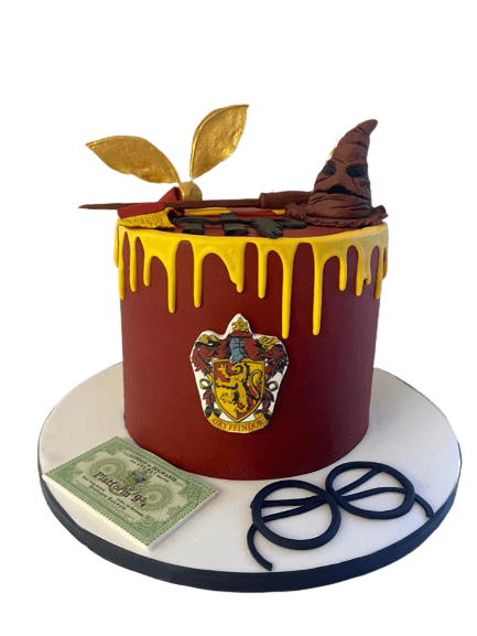 Gryffindor Birthday Cake Harry Potter