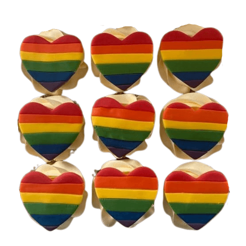 pride cupcakes