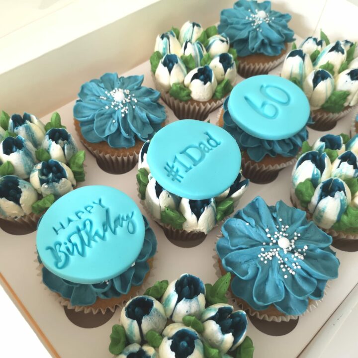happy birthday cupcakes for dad personalised