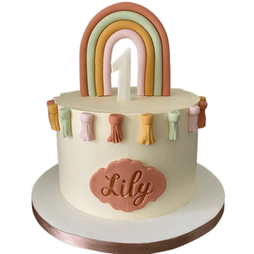 rainbow birthday cake in dublin