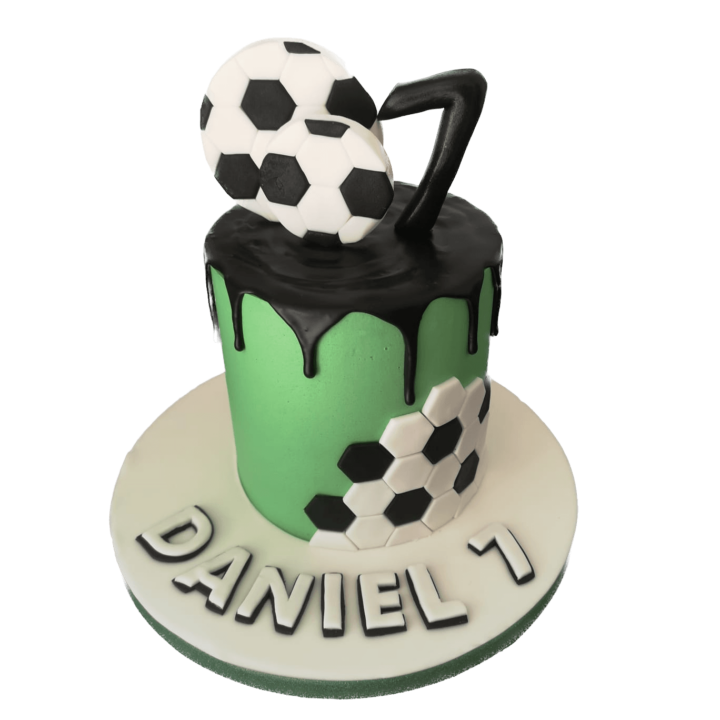 football themed cake for birthday