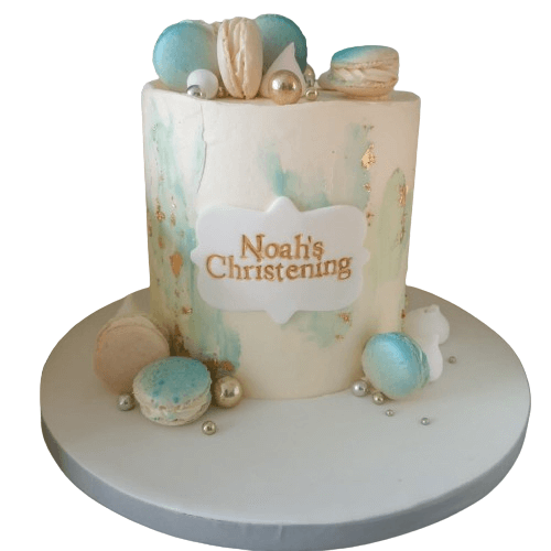 Christening Cake Blue